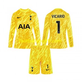 Tenue Tottenham Hotspur Vicario 1 Gardien Enfant Domicile 2024-2025 Maillot de Foot ML